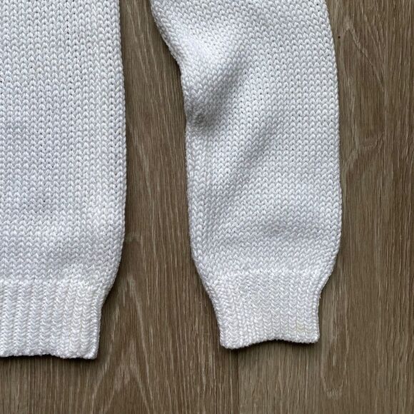 Banana Republic Milly‎ Collection White Cotton Sweater - Picture 3 of 8